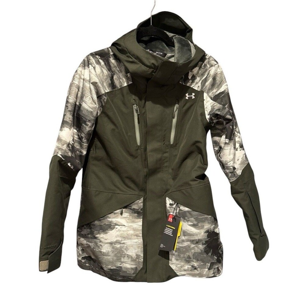Under Armour Emergent Storm Ski Snowboard Jacket Artillery Green Size Small